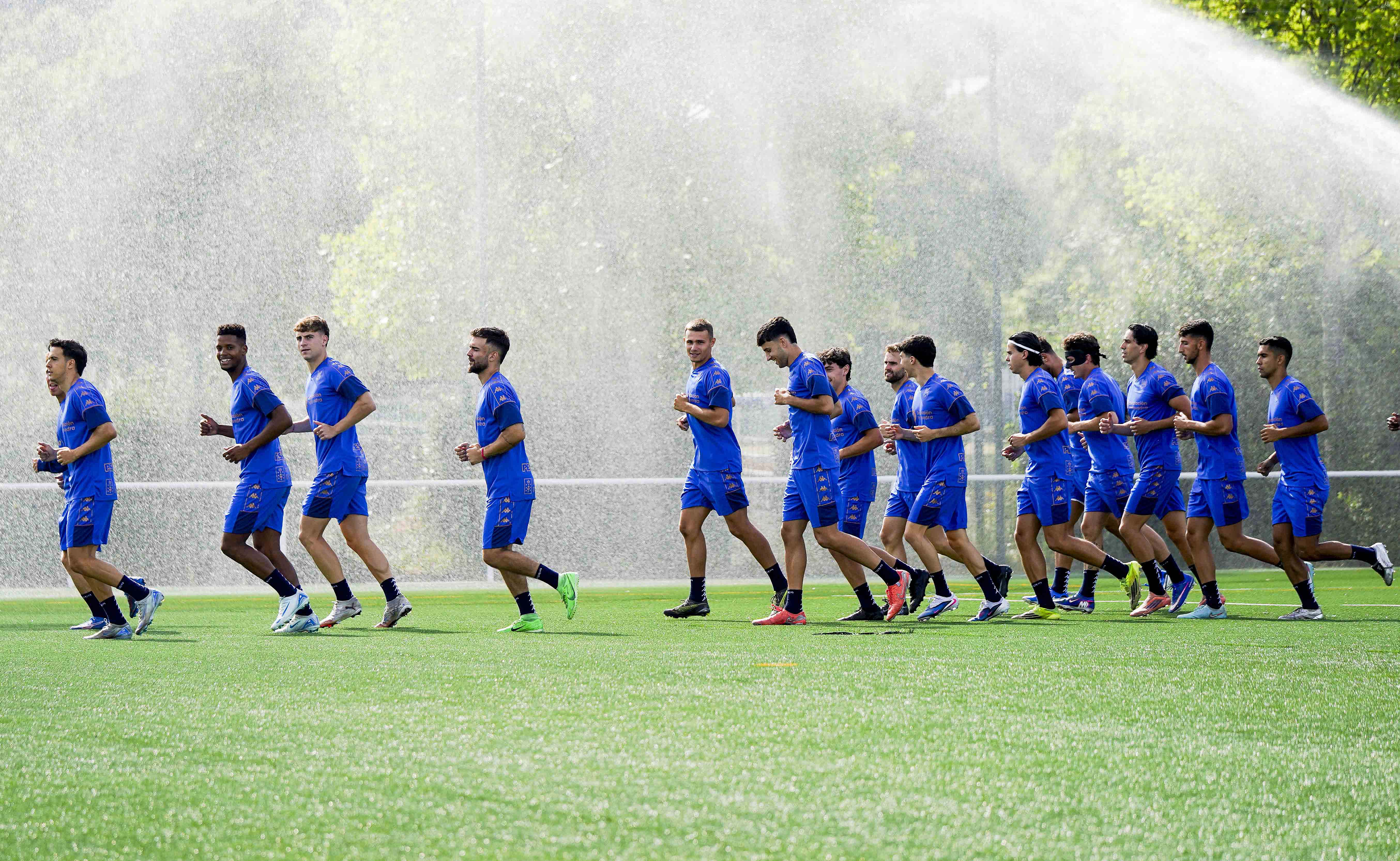 Primer entrenamiento de la temporada 26/27 del Pontevedra CF Primer entrenamiento de la temporada 26/27 del Pontevedra CF