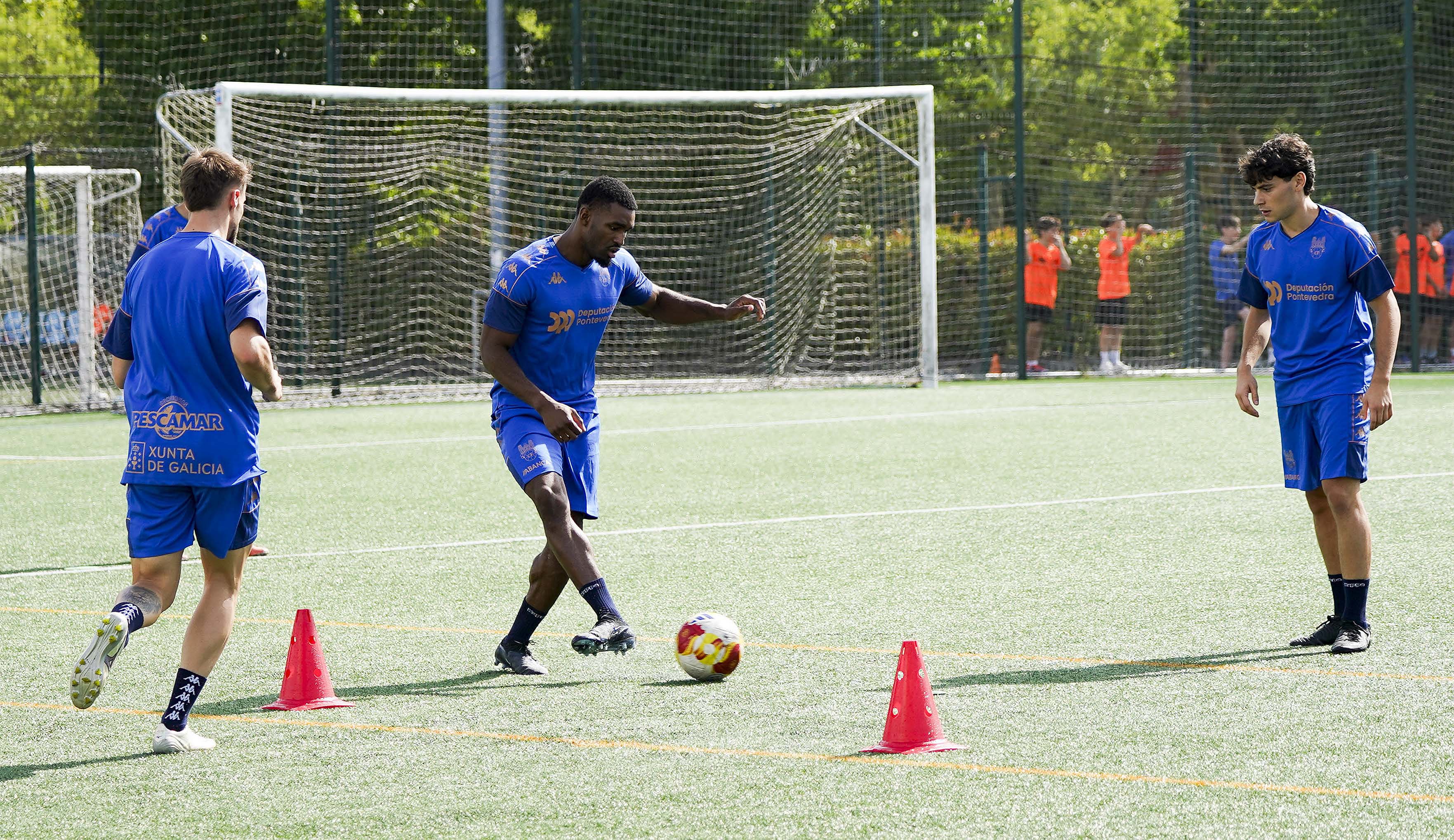 Primer entrenamiento de la temporada 26/27 del Pontevedra CF Primer entrenamiento de la temporada 26/27 del Pontevedra CF