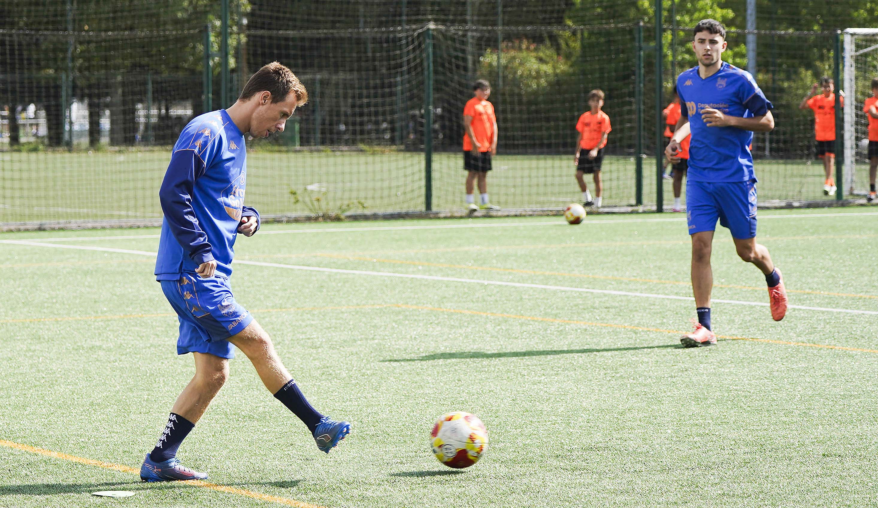 Primer entrenamiento de la temporada 26/27 del Pontevedra CF Primer entrenamiento de la temporada 26/27 del Pontevedra CF