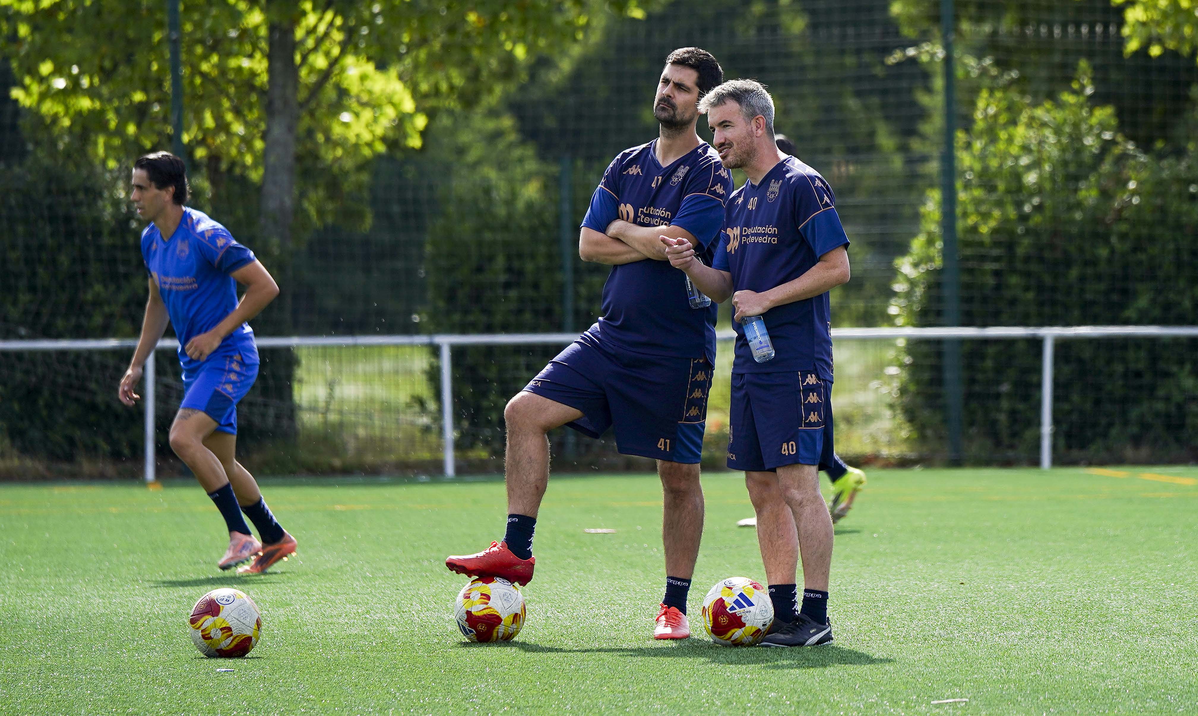 Primer entrenamiento de la temporada 26/27 del Pontevedra CF Primer entrenamiento de la temporada 26/27 del Pontevedra CF