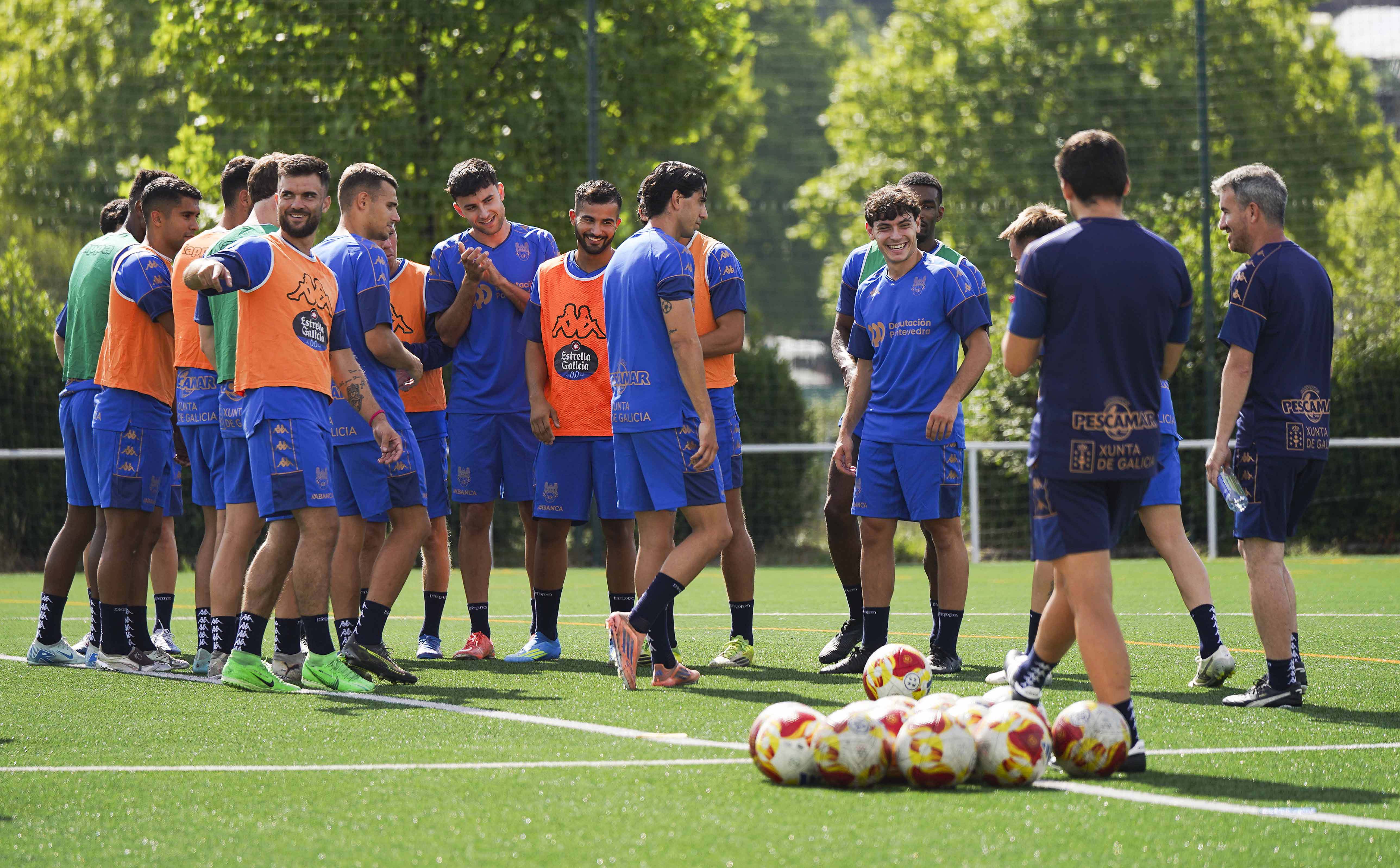 Primer entrenamiento de la temporada 26/27 del Pontevedra CF Primer entrenamiento de la temporada 26/27 del Pontevedra CF