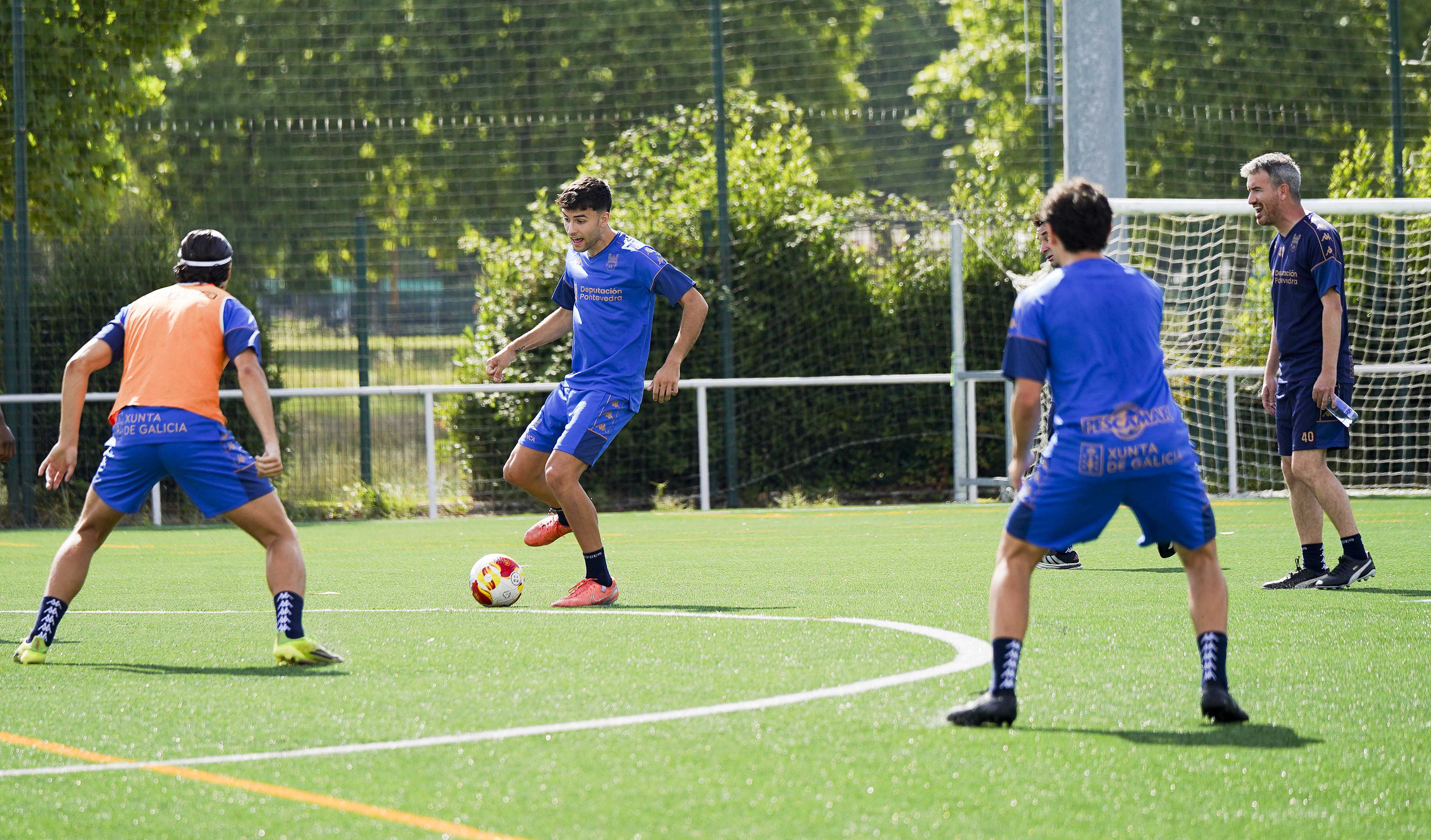 Primer entrenamiento de la temporada 26/27 del Pontevedra CF Primer entrenamiento de la temporada 26/27 del Pontevedra CF