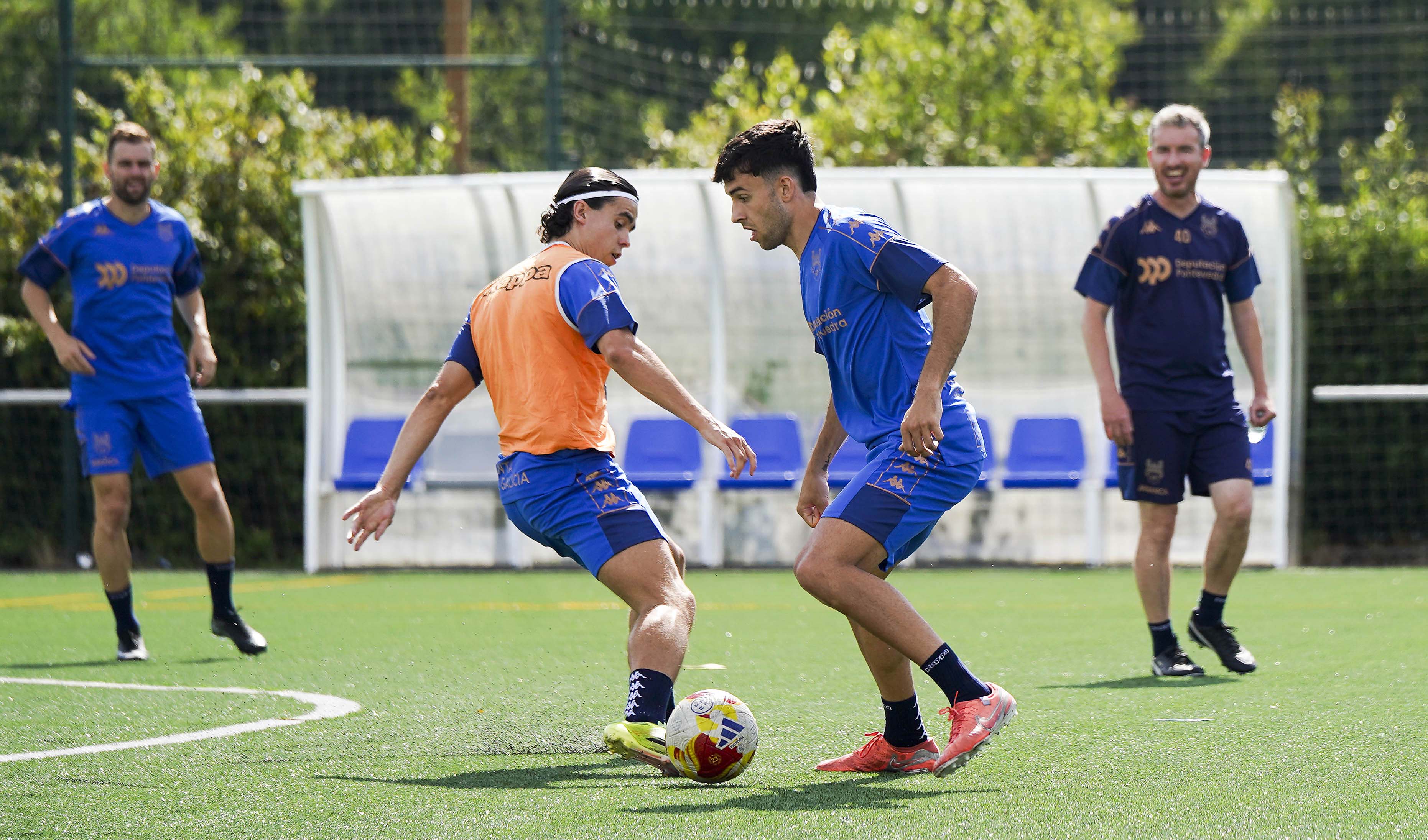 Primer entrenamiento de la temporada 26/27 del Pontevedra CF Primer entrenamiento de la temporada 26/27 del Pontevedra CF