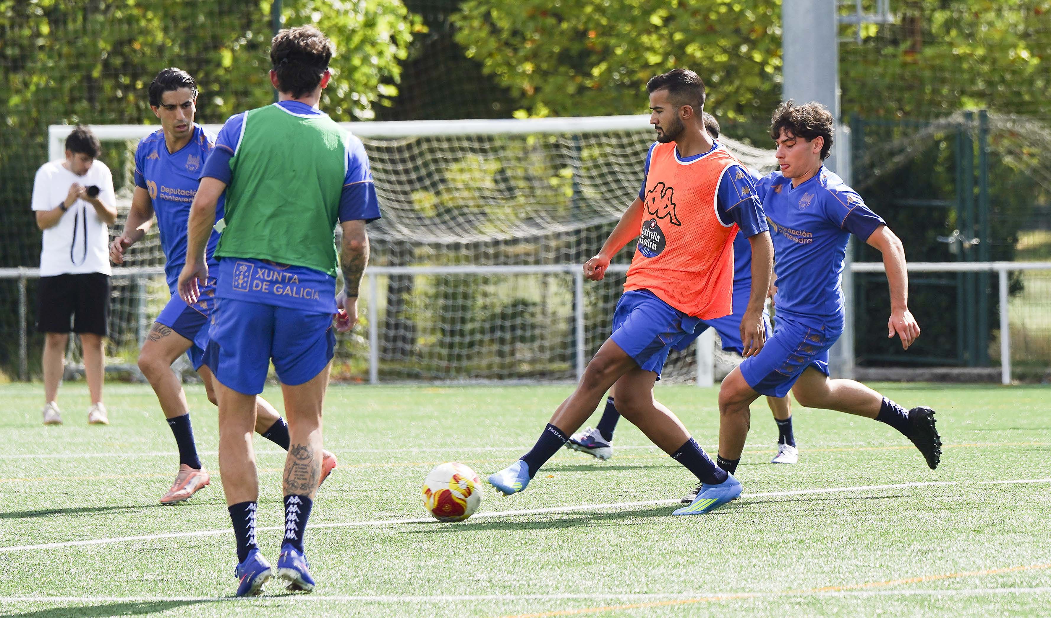 Primer entrenamiento de la temporada 26/27 del Pontevedra CF Primer entrenamiento de la temporada 26/27 del Pontevedra CF