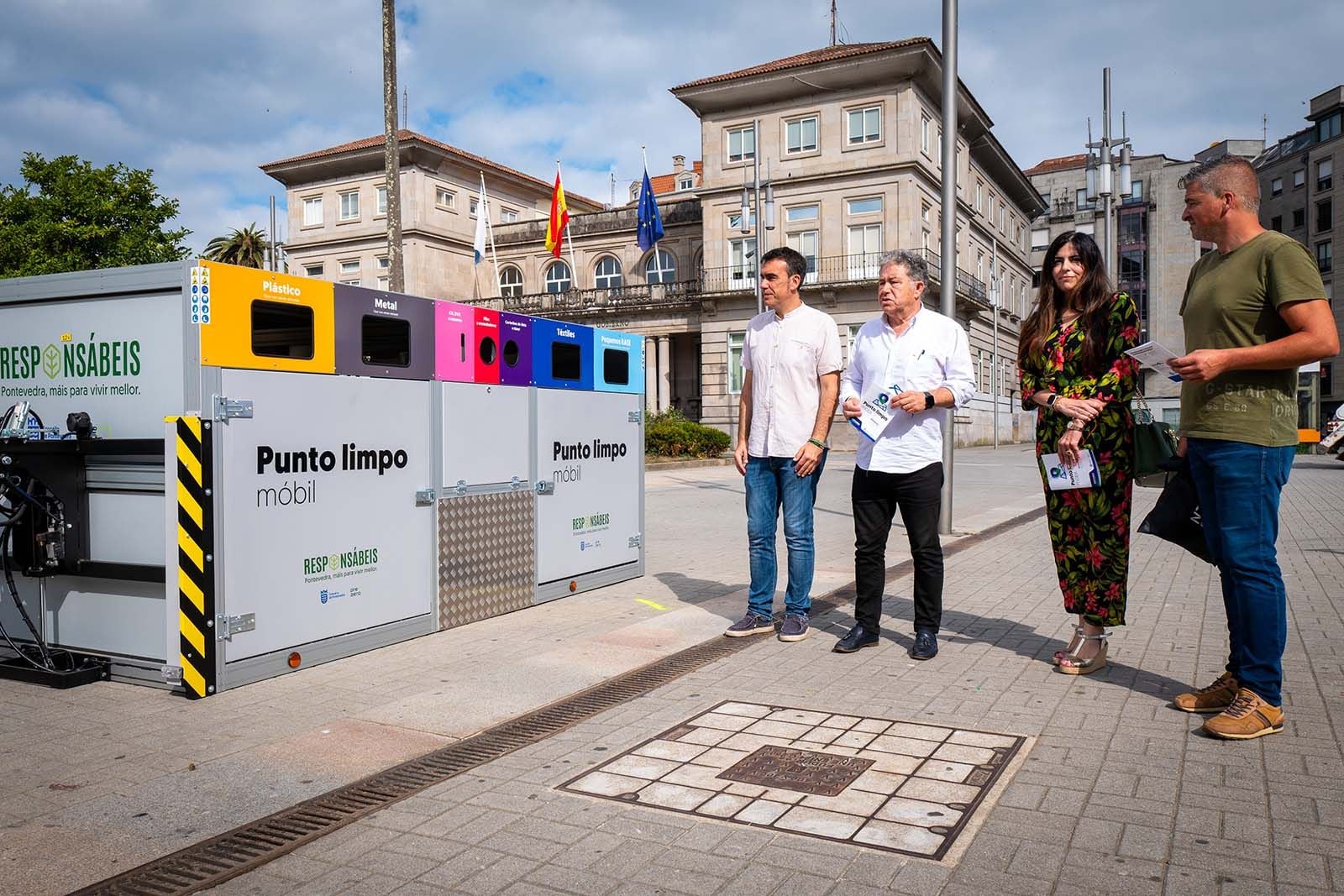 Punto limpio móvil en Pontevedra