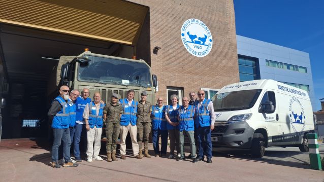 Persoal da Brilat con voluntarios do Banco de Alimentos Persoal da Brilat con voluntarios do Banco de Alimentos