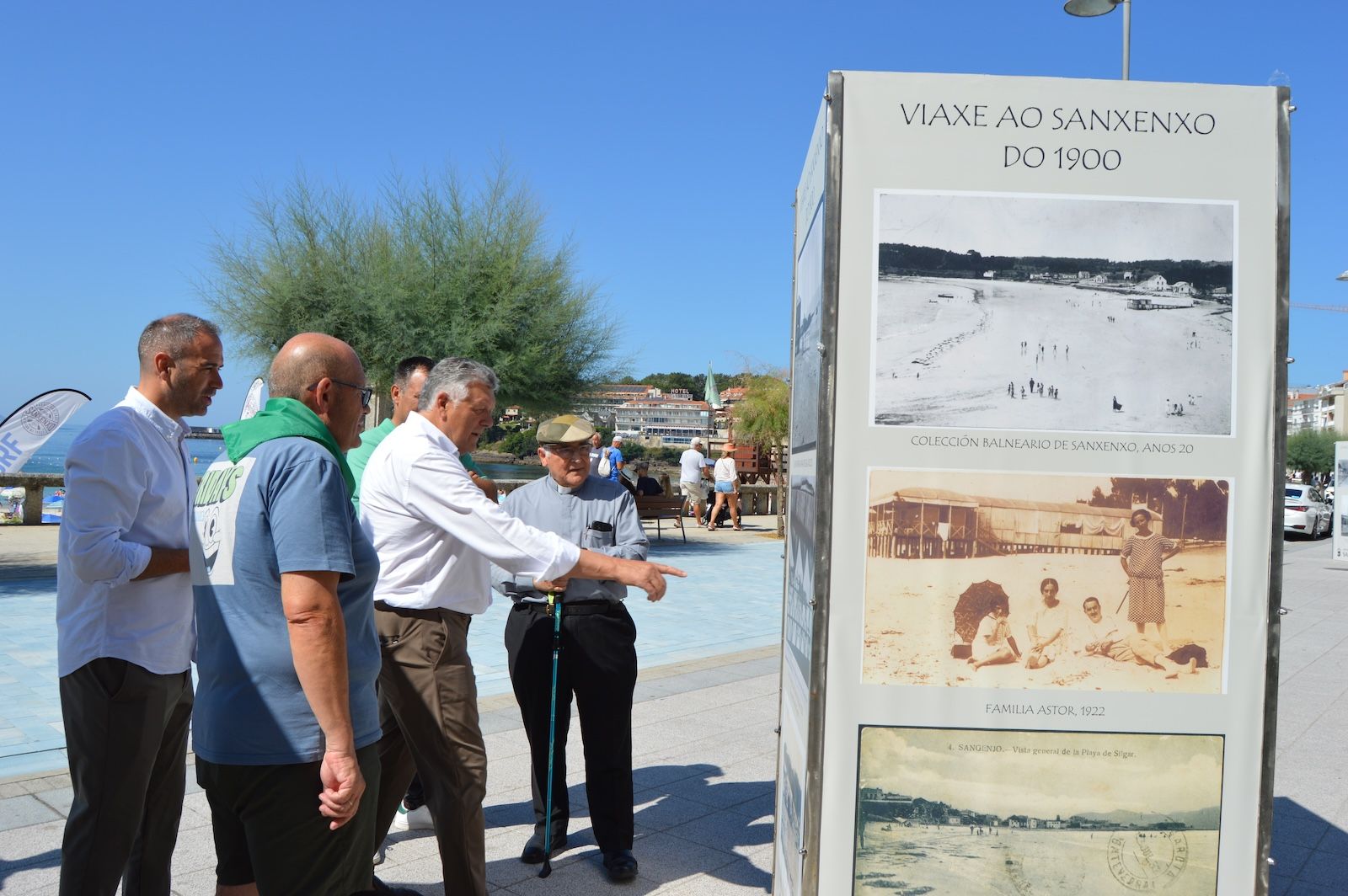 Inauguración da mostra 'Viaxe ao Sanxenxo de 1900'