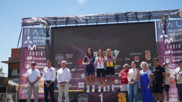 Lorena Patiño en el Campeonato de España de XCO Lorena Patiño en el Campeonato de España de XCO