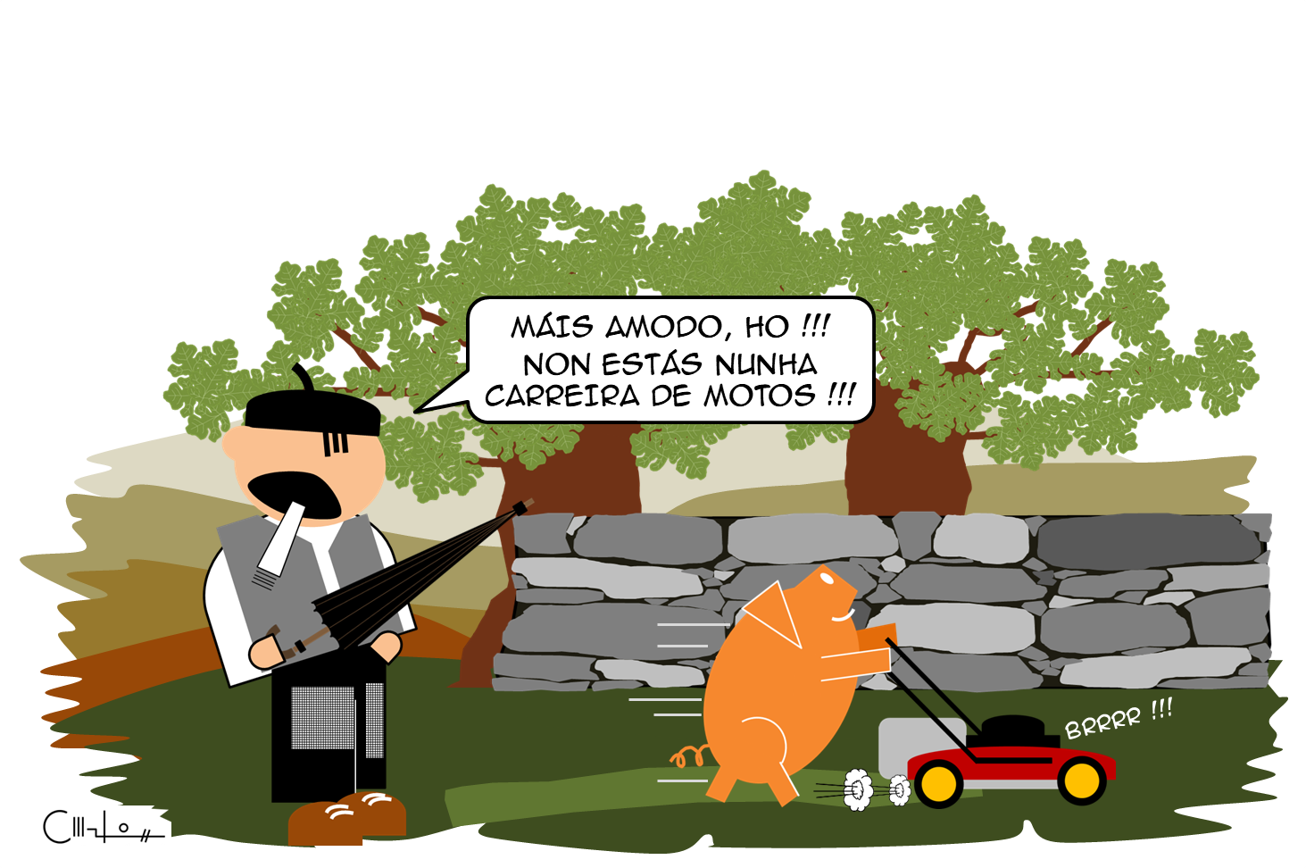 Os Recortiños Carreira de motos