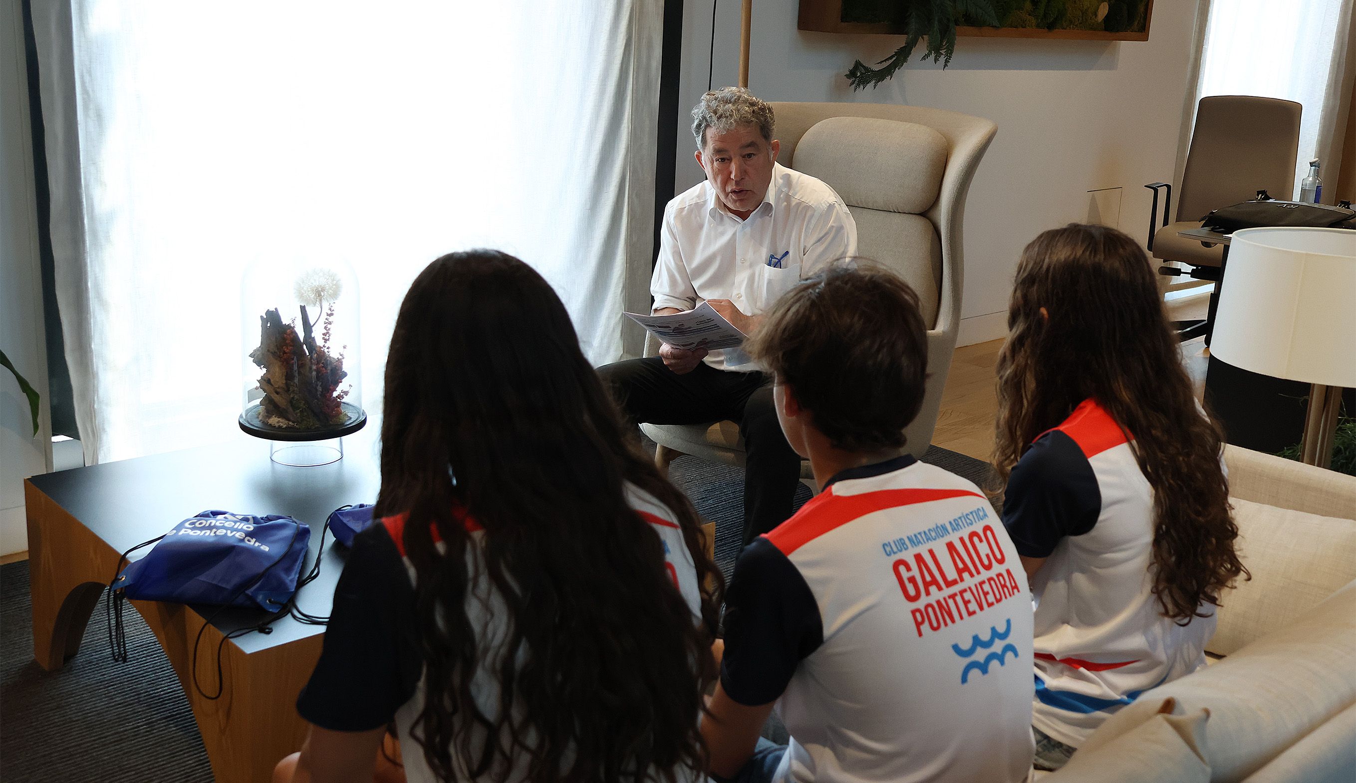 Recibimentos no Concello a diversos clubs deportivos de Pontevedra Recibimentos no Concello a diversos clubs deportivos de Pontevedra