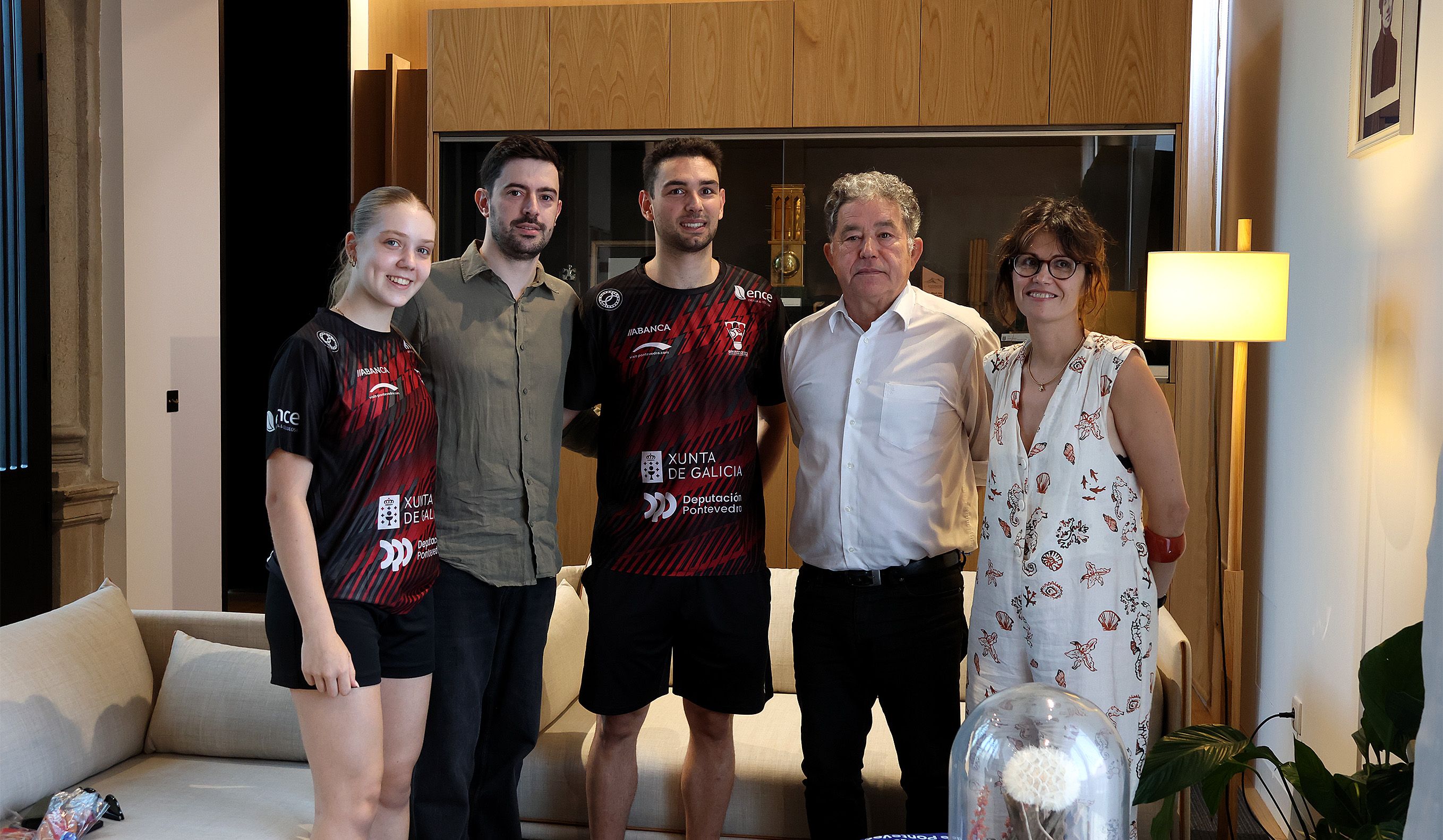 Recibimentos no Concello a diversos clubs deportivos de Pontevedra Recibimentos no Concello a diversos clubs deportivos de Pontevedra