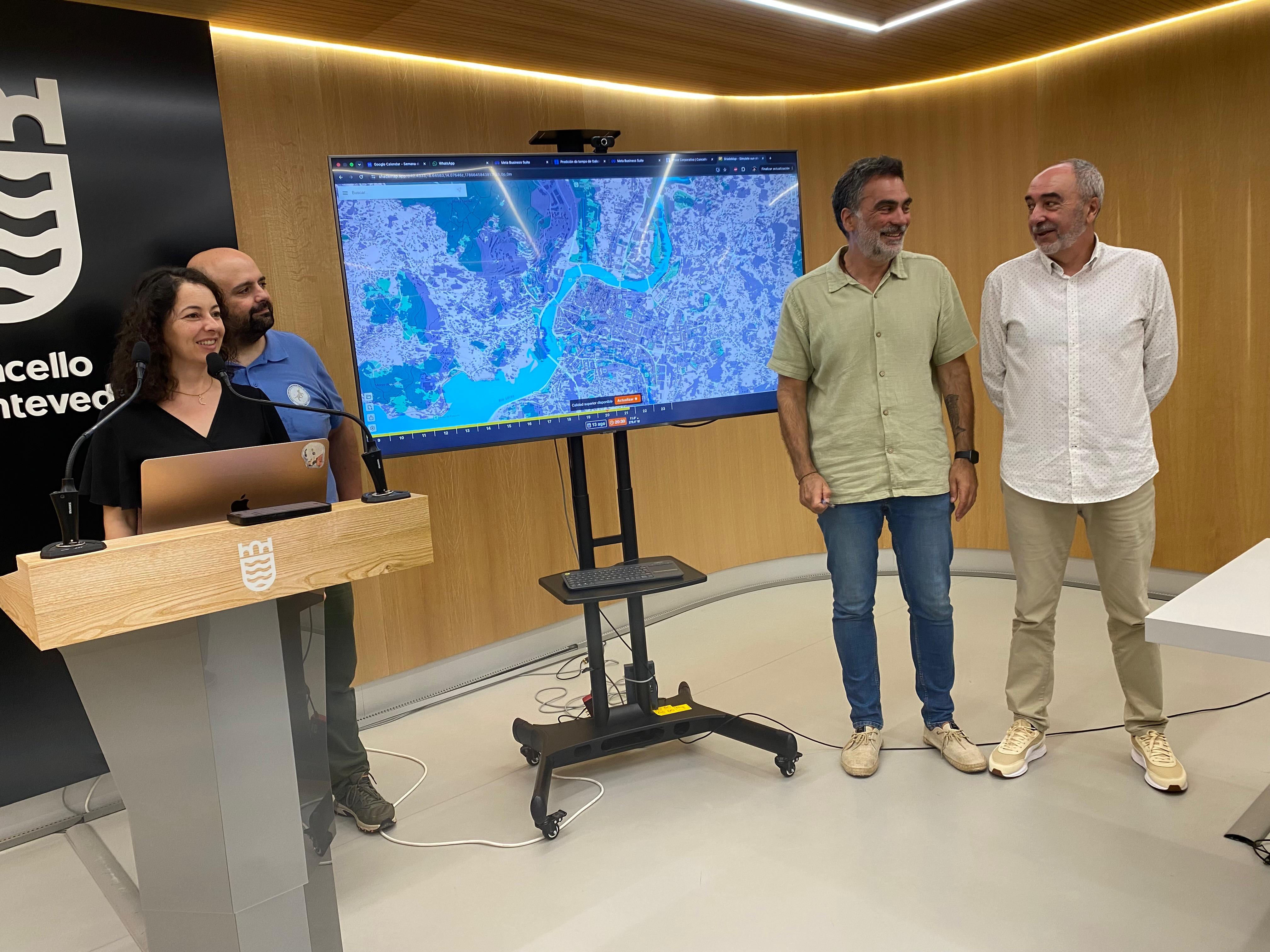 Diana Couselo, David Filgueira, Demetrio Gómez e Daniel Macenlle