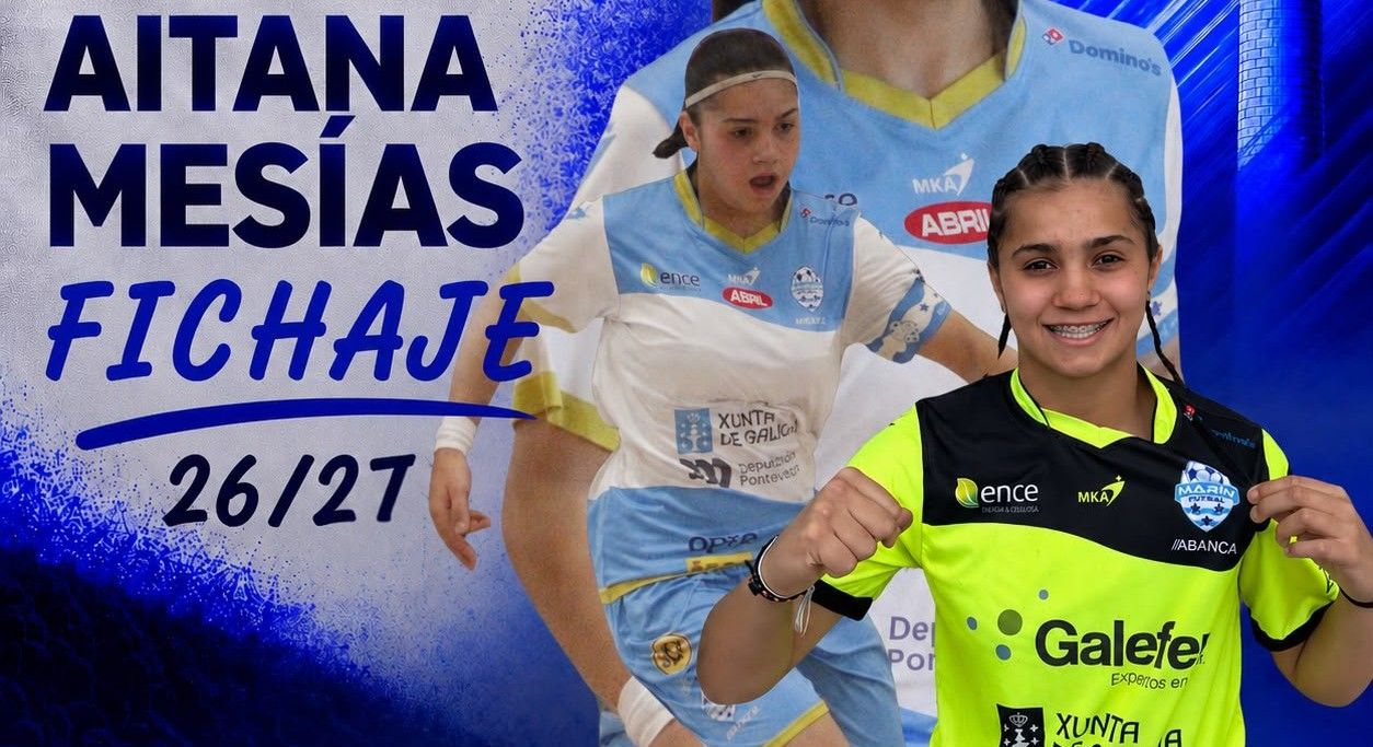 Aitana Mesías, nueva jugadora del Marín Futsal
