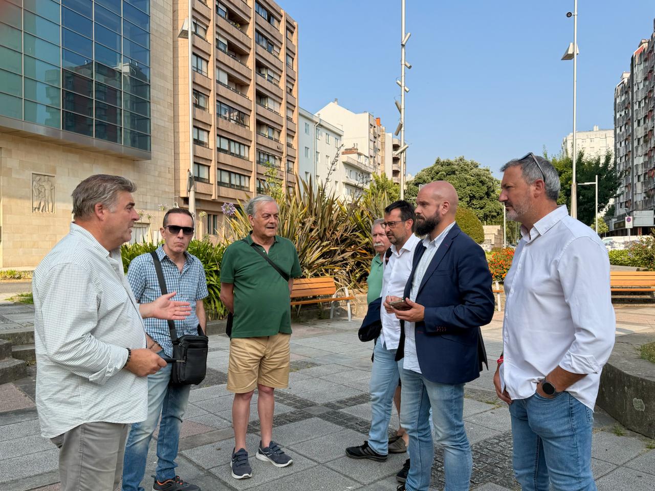 Reunión entre Iván Puentes y la Asociación de Veciños San Xosé