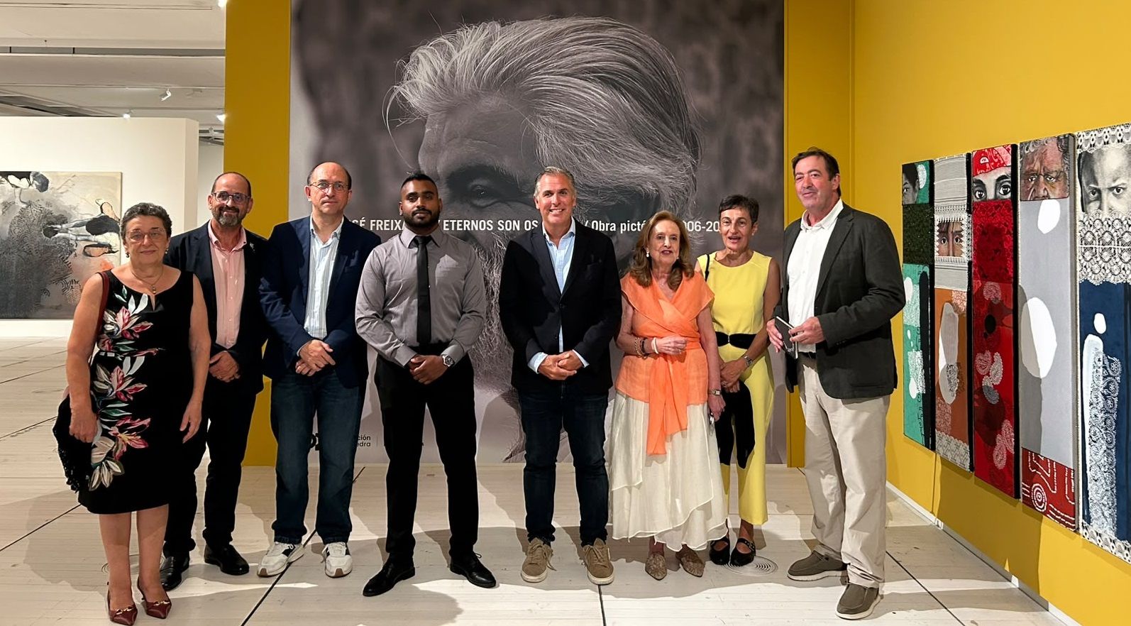 Inauguración de la exposición de Freixanes
