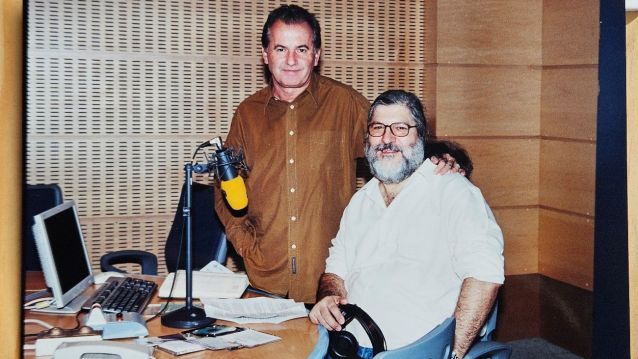 José Miguel López con Victor Manuel José Miguel López con Victor Manuel