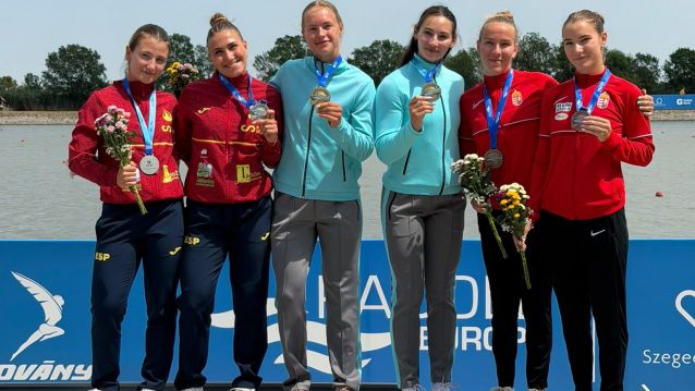 Claudia Couto en el Europeo de Szeged