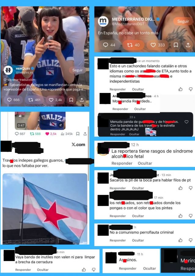 Insultos a Alicia Arruti en redes Insultos a Alicia Arruti en redes