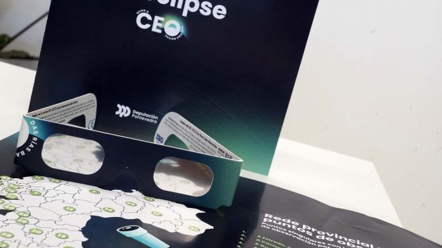 Material para observar el eclipse que repartirá la Deputación de Pontevedra
