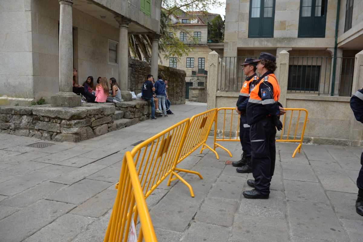 Dispositivo de seguridade en Santa María