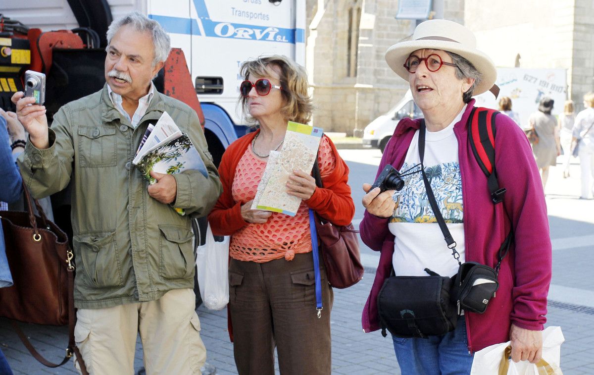 Turistas en Pontevedra 