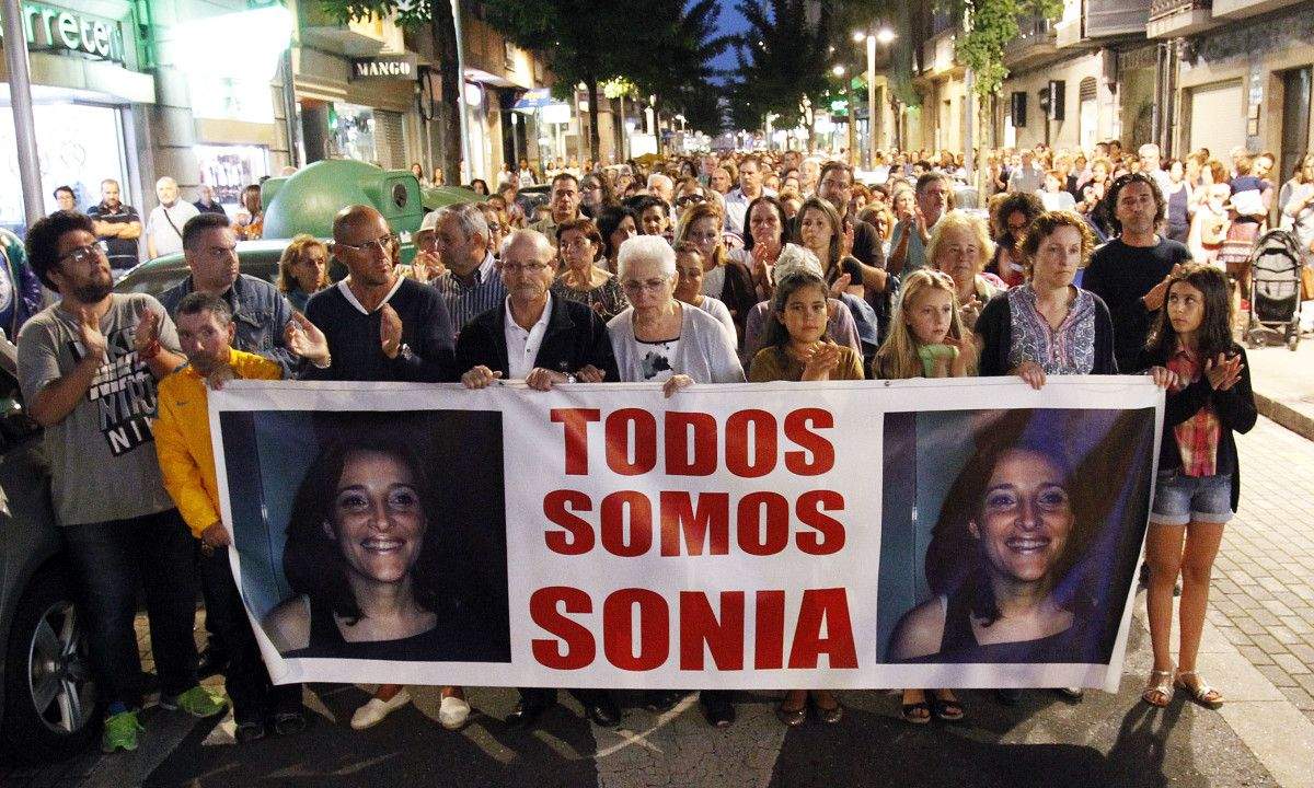 Manifestación en recordo de Sonia Iglesias polo quinto aniversario da súa desaparición Manifestación en recordo de Sonia Iglesias polo quinto aniversario da súa desaparición