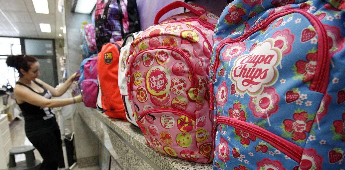 Material escolar para a volta ao cole