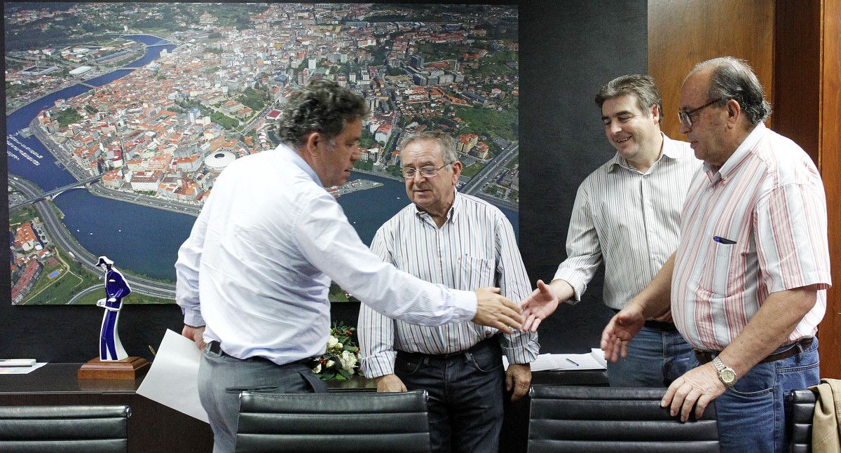 Reunión entre Lores e directivos da Federación Castelao