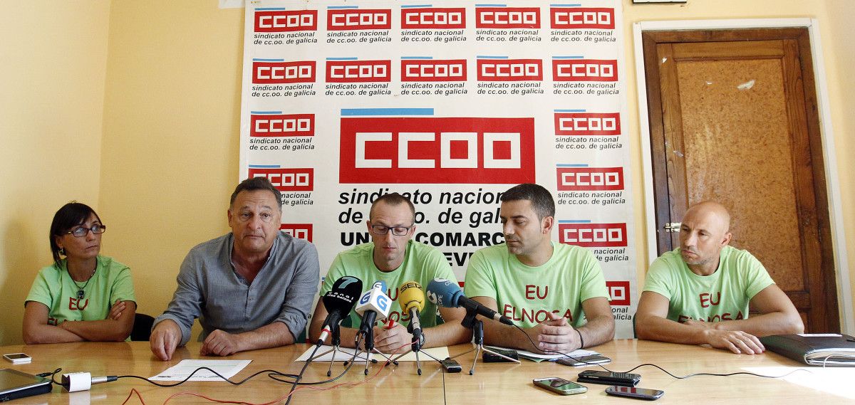 Rolda de prensa do comité de empresa de Elnosa