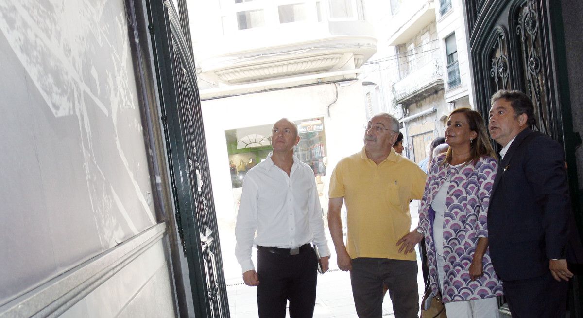 El alcalde de Pontevedra y la presidenta de la Deputación