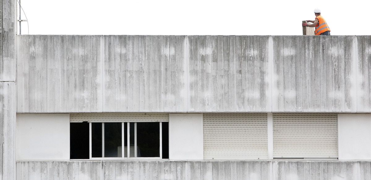 Obras de reforma da cuberta do IES Sánchez Cantón