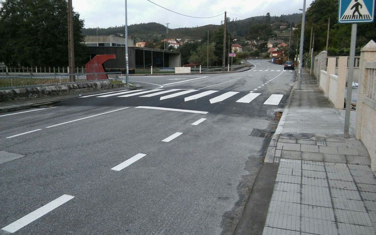 Melloras na N-541 en Tenorio, Cotobade