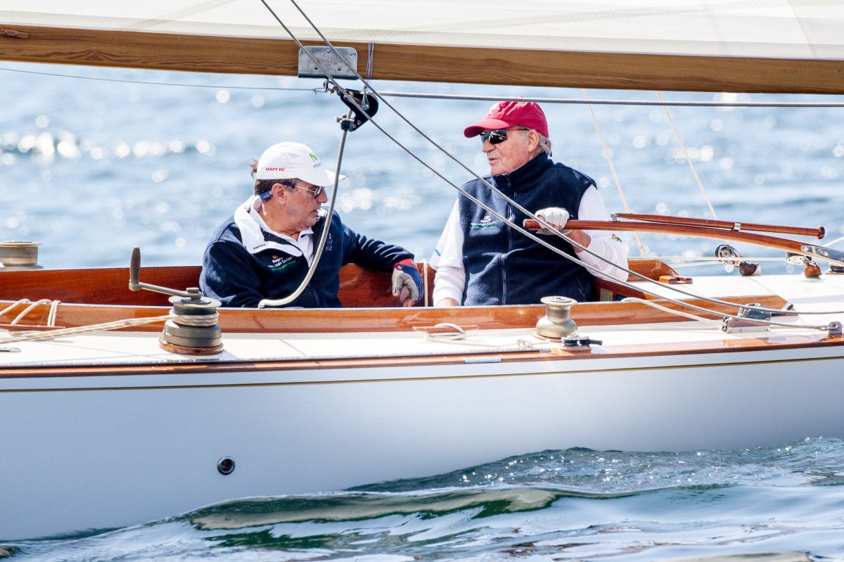 Juan Carlos I en Sanxenxo
