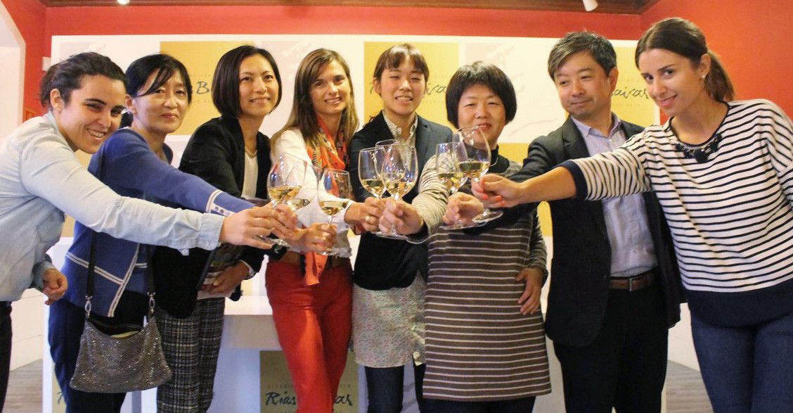 Misión inversa de cinco prescriptores japoneses a la Denominación de Origen Rías Baixas