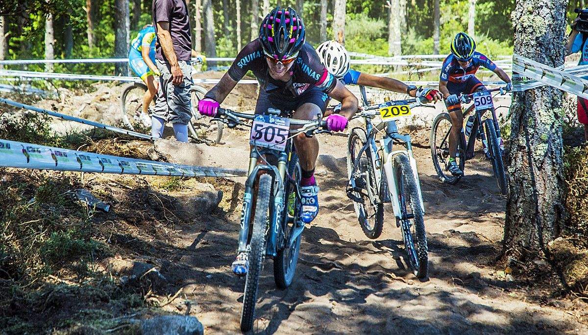 Lucía Vázquez, en una competición reciente
