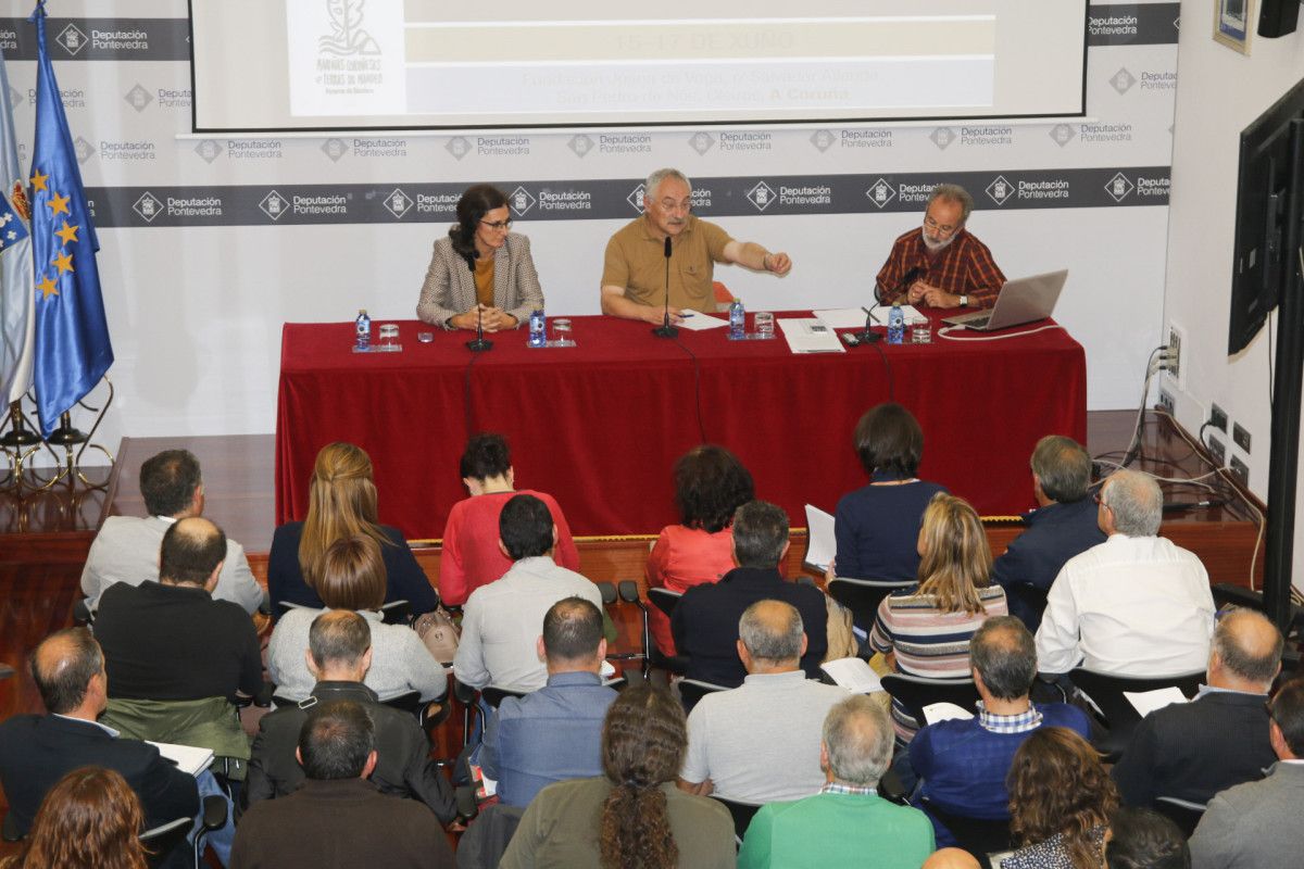 Reunión sobre el compostaje en la Deputación de Pontevedra