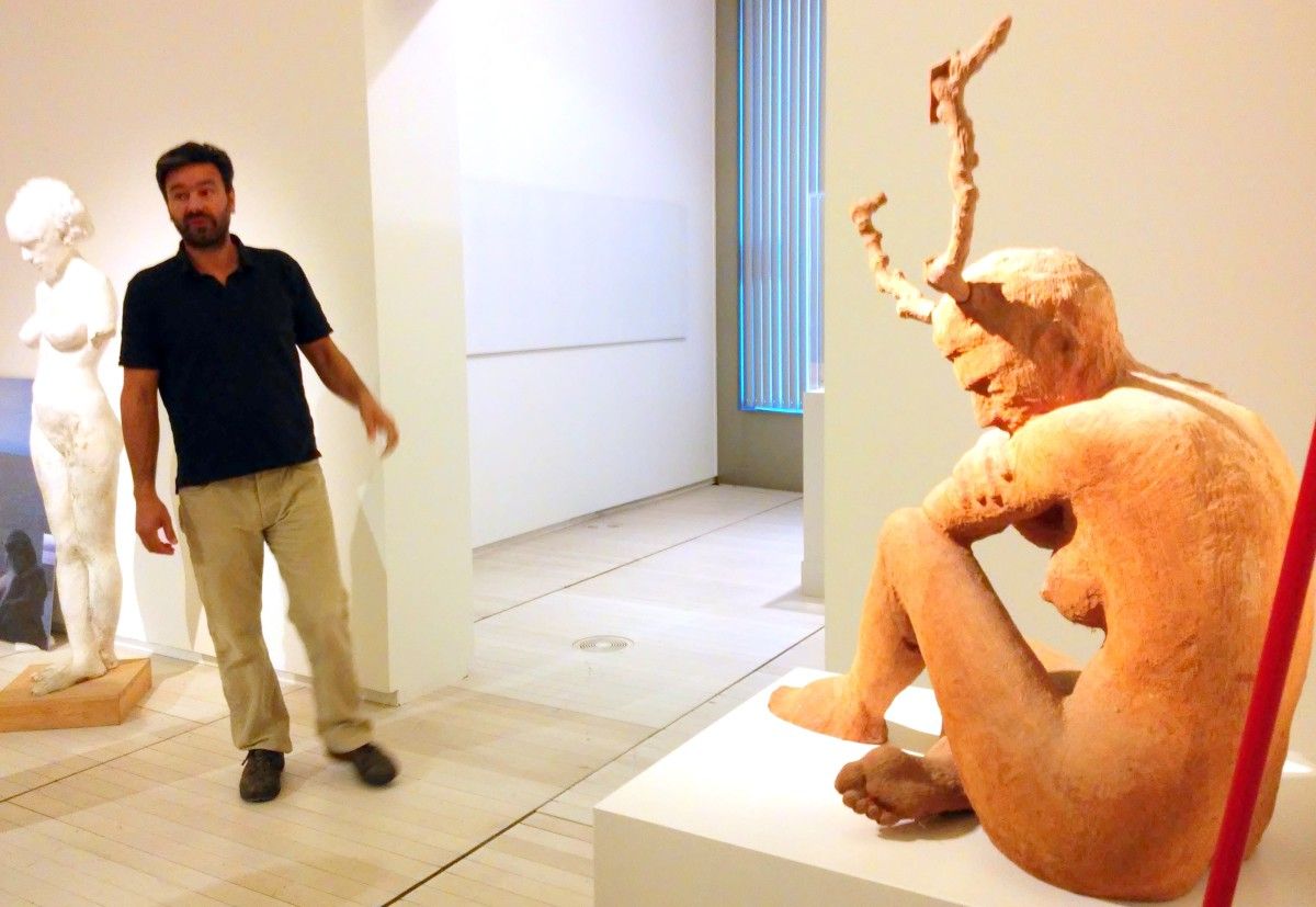Montaje de la exposición 'Senso Sublime' de Sergio Portela