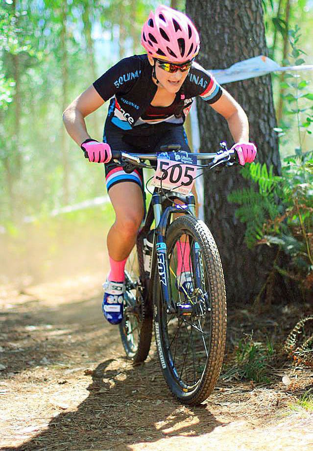 Lucía Vázquez, en una competición reciente