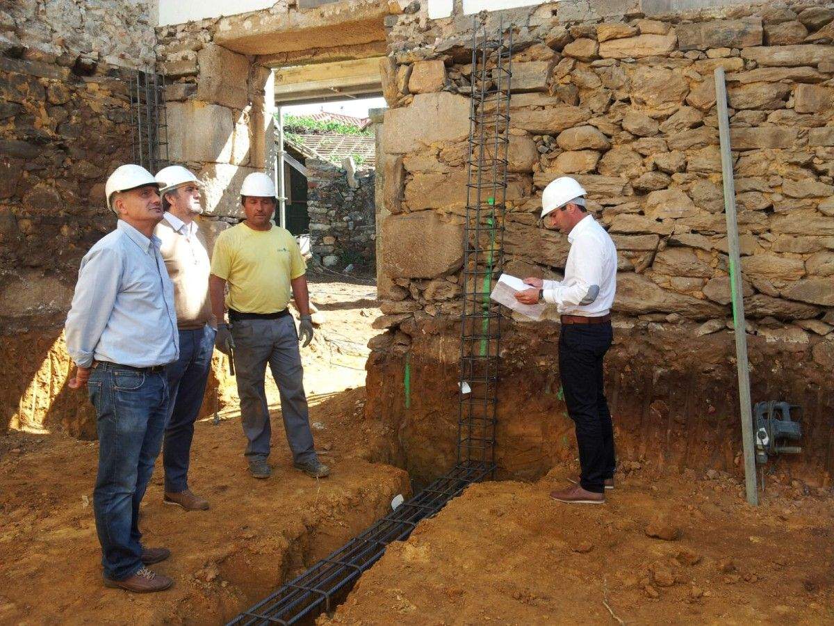 Obras de rehabilitación de la Casa do Priorato de Arra