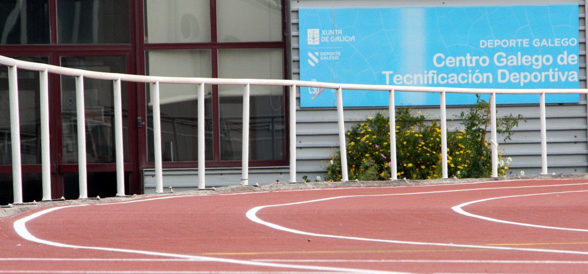 Estado de la pista de atletismo del CGTD tras la reforma
