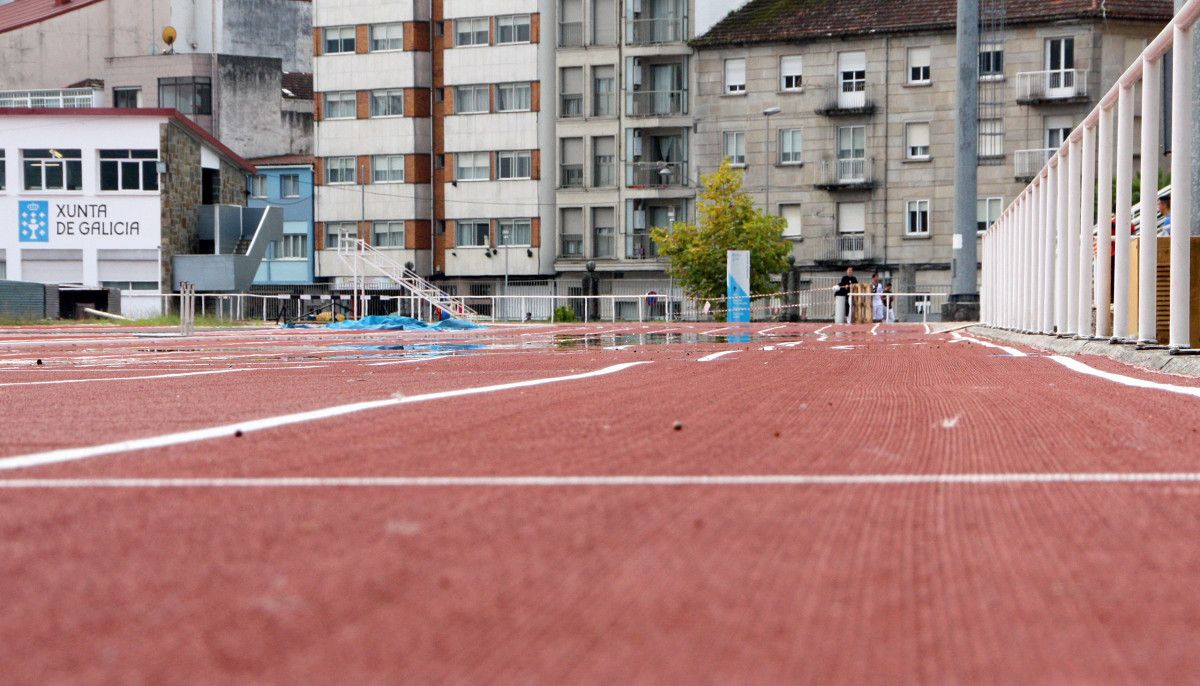 Estado de la pista de atletismo del CGTD tras la reforma