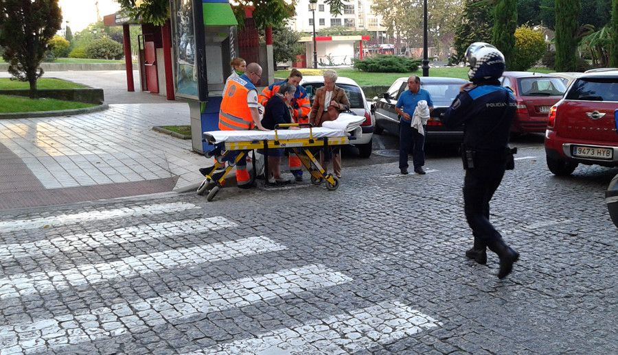 Atropelo na Praza de Barcelos