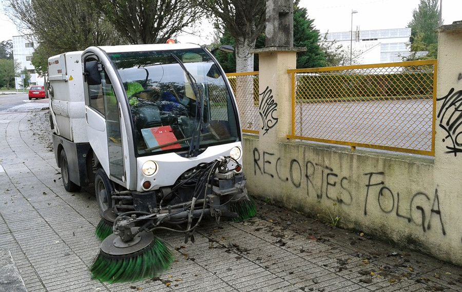 Varredoira do servizo de limpeza