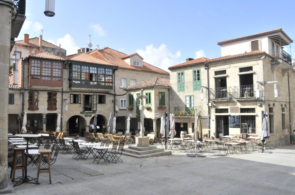 La Plaza de la Leña es uno de los concurridos rincones del centro histórico