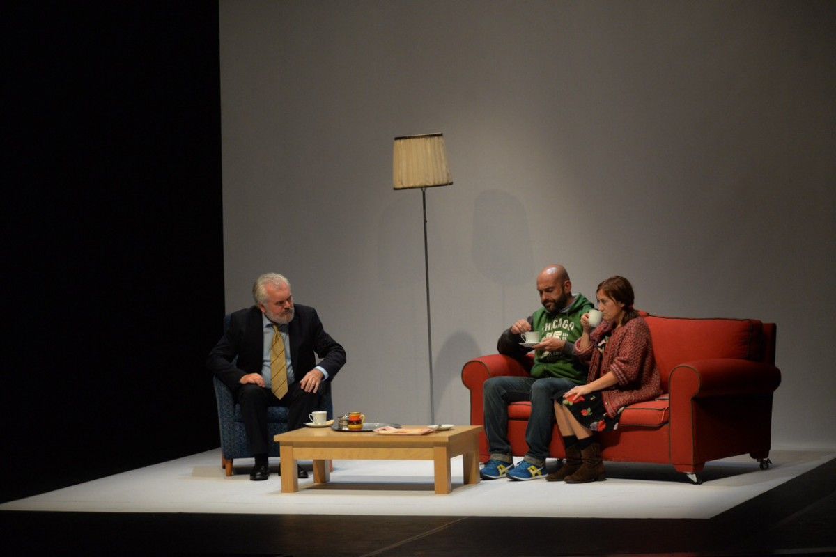 Representación de 'Presidente' de Teatro do Morcego en el Principal
