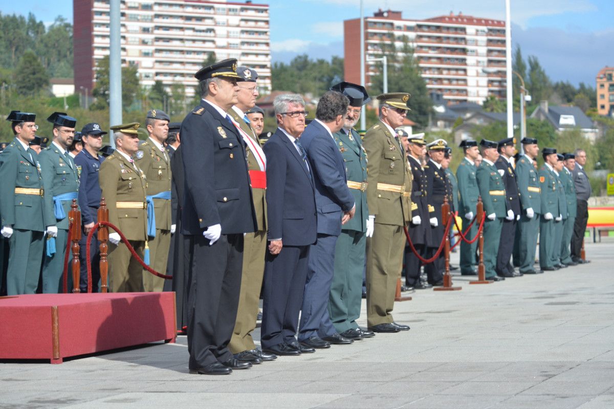 Acto en la comandancia de la Guardia Civil el 12 de octubre de 2015