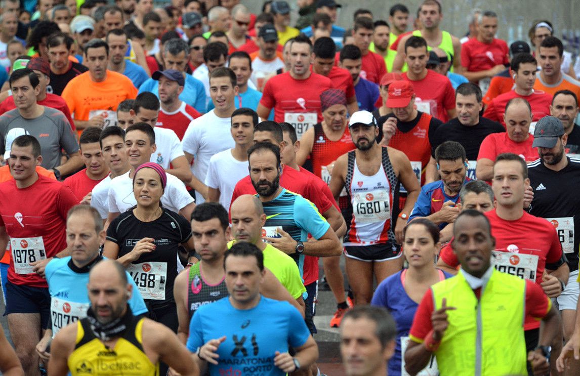 Participantes en el XX Medio Maratón Cidade de Pontevedra