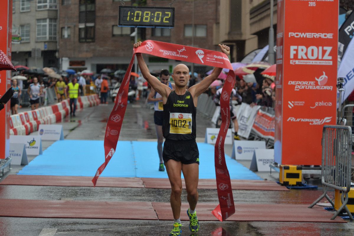 Manuel Hurtado, gañador do XX Medio Maratón Cidade de Pontevedra