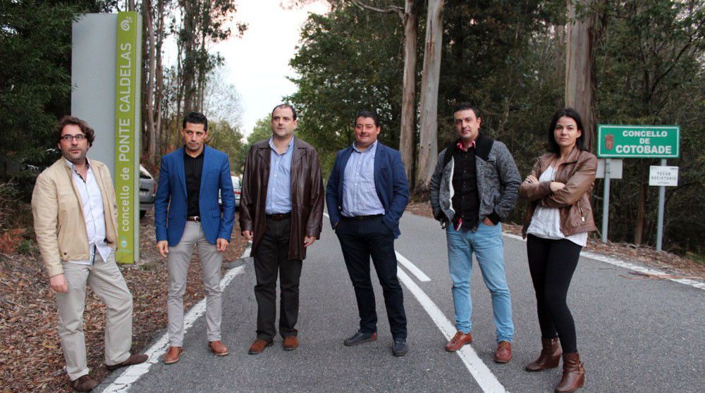 Equipo de goberno de Ponte Caldelas na estrada PO-234
