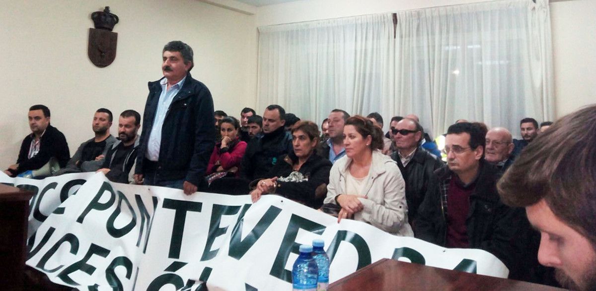 Intervención do presidente do comité de empresa de Ence no Pleno de Cotobade